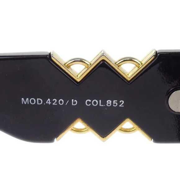 Gianni Versace Sunglasses Eyewear Black Small Good